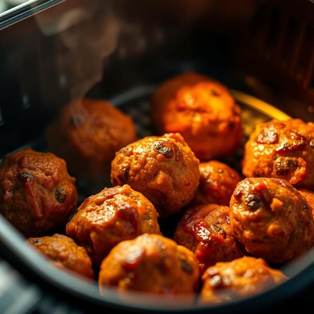 Air Fryer Meatballs (Juicy & Flavorful)