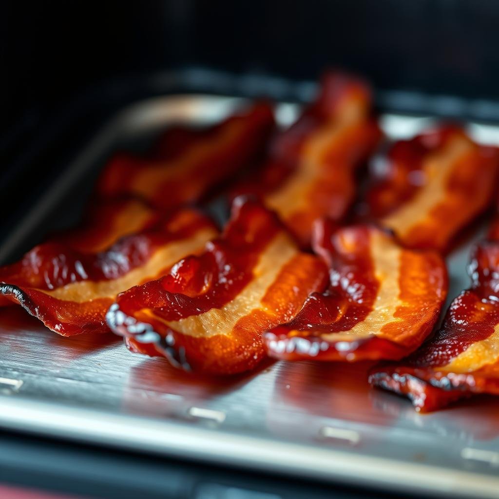 Air fryer bacon no flip required
