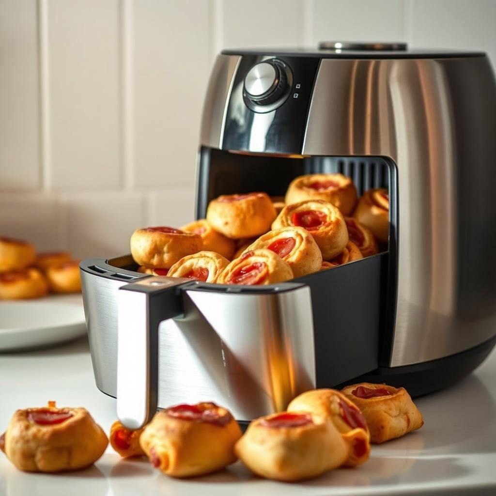 Cooking pizza rolls in air fryer Cooking pizza rolls in air fryer