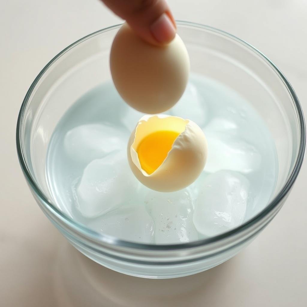 Ice bath technique for easy peeling Ice bath technique for easy peeling