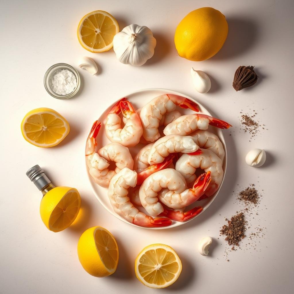 Ingredients for air fryer shrimp Ingredients for air fryer shrimp