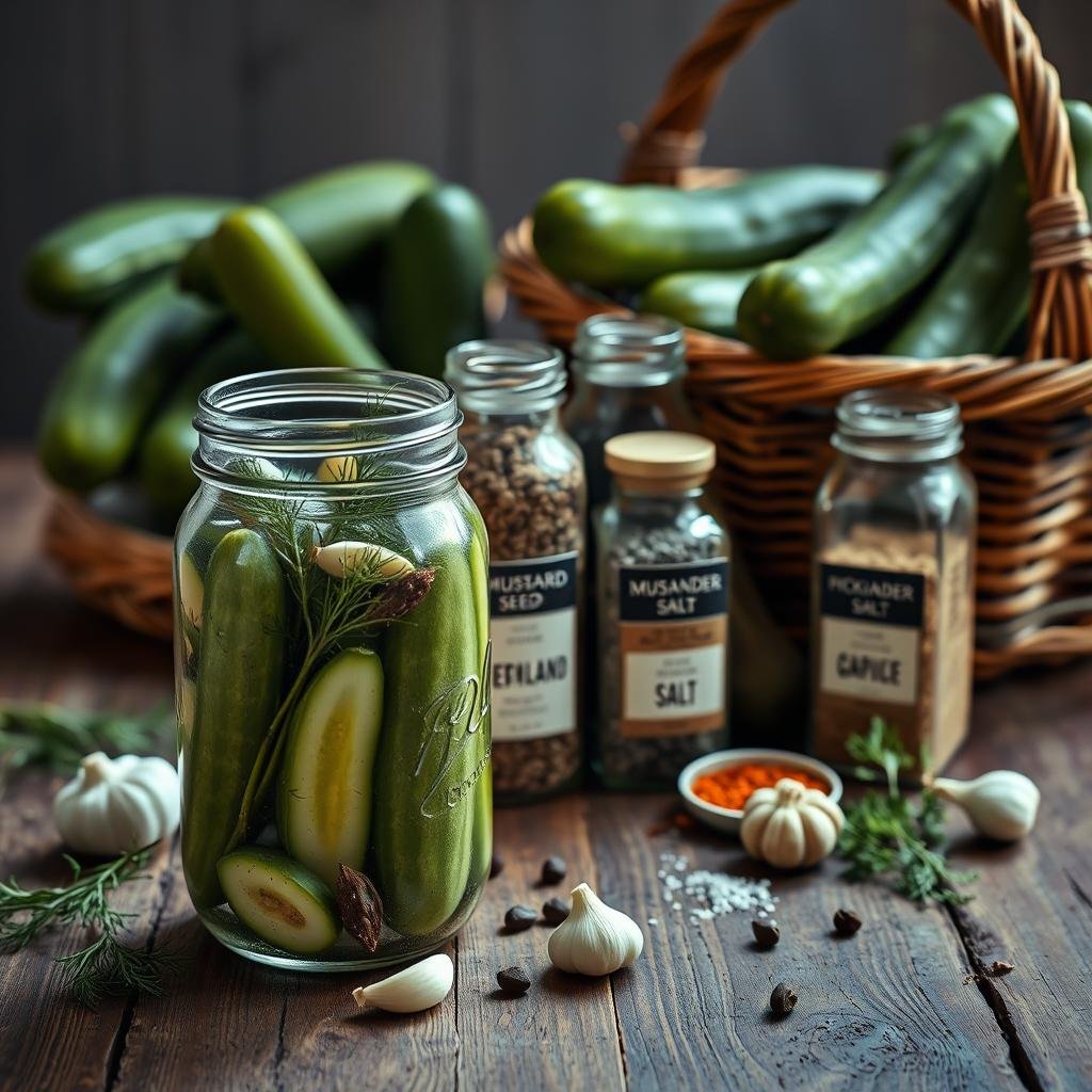 Ingredients for pickle recipe