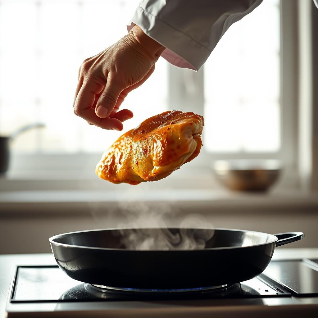 Perfect chicken flip technique Perfect chicken flip technique
