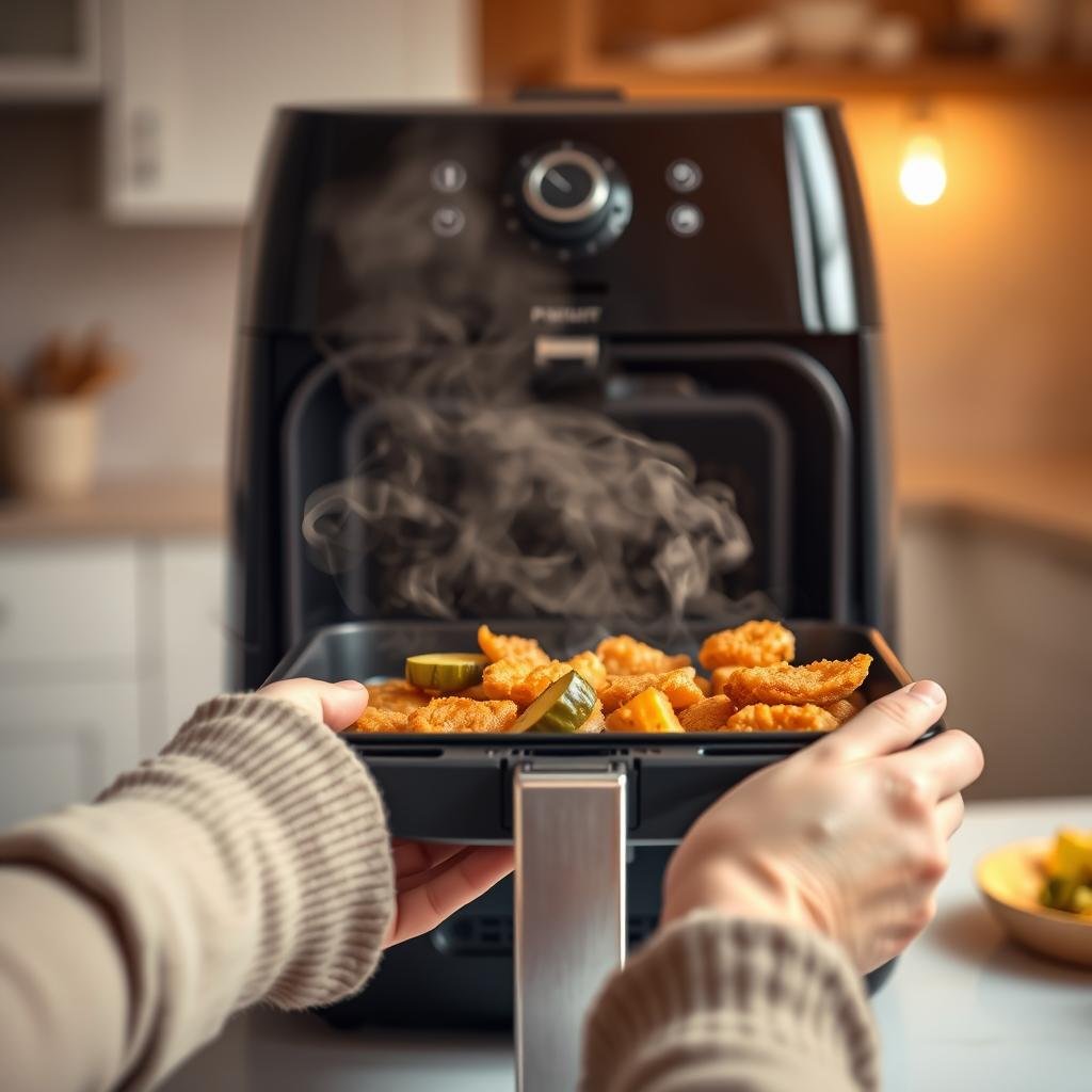 Proper drying technique for air fryer cooking