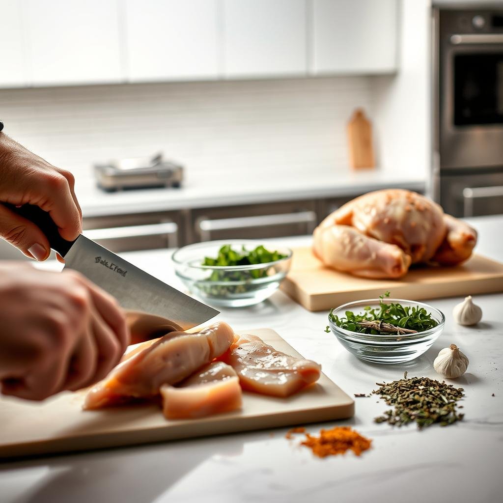 chicken preparation techniques